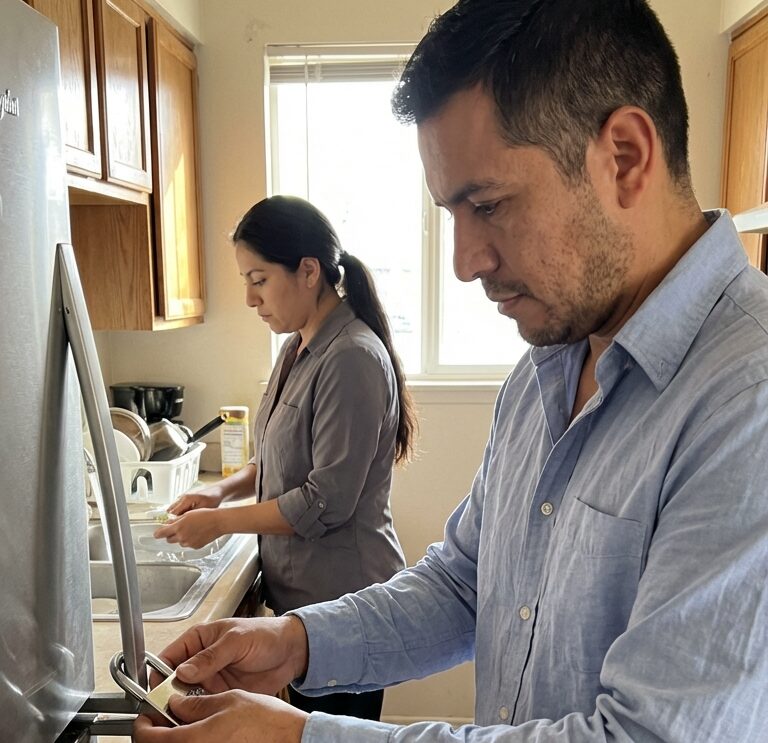 My husband scoffed: “With your meager salary, the food in the fridge is all mine!” and locked it as if I were an intruder. I just shrugged. That night, he came home and found me eating lobsters.